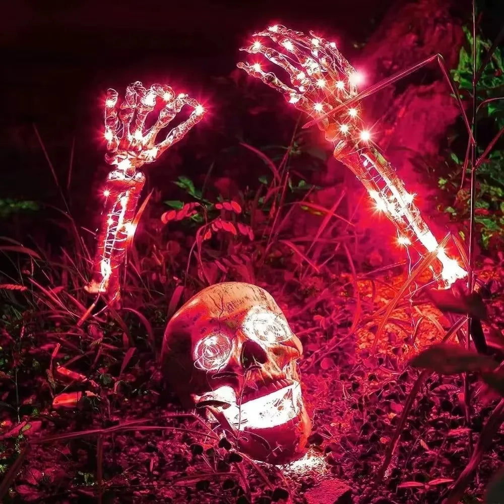 Świecące Czaszki Halloween LED