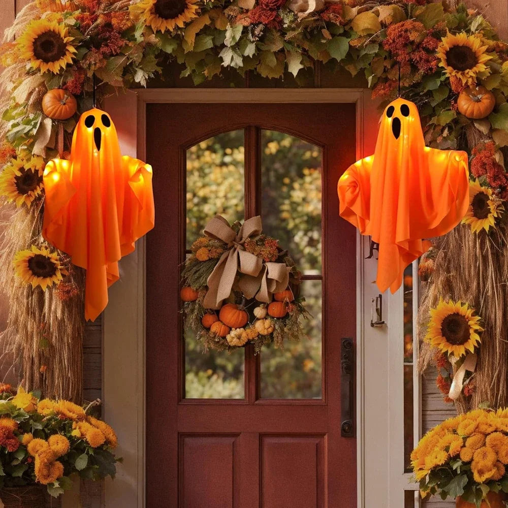 Wiszące Duszki Halloween LED