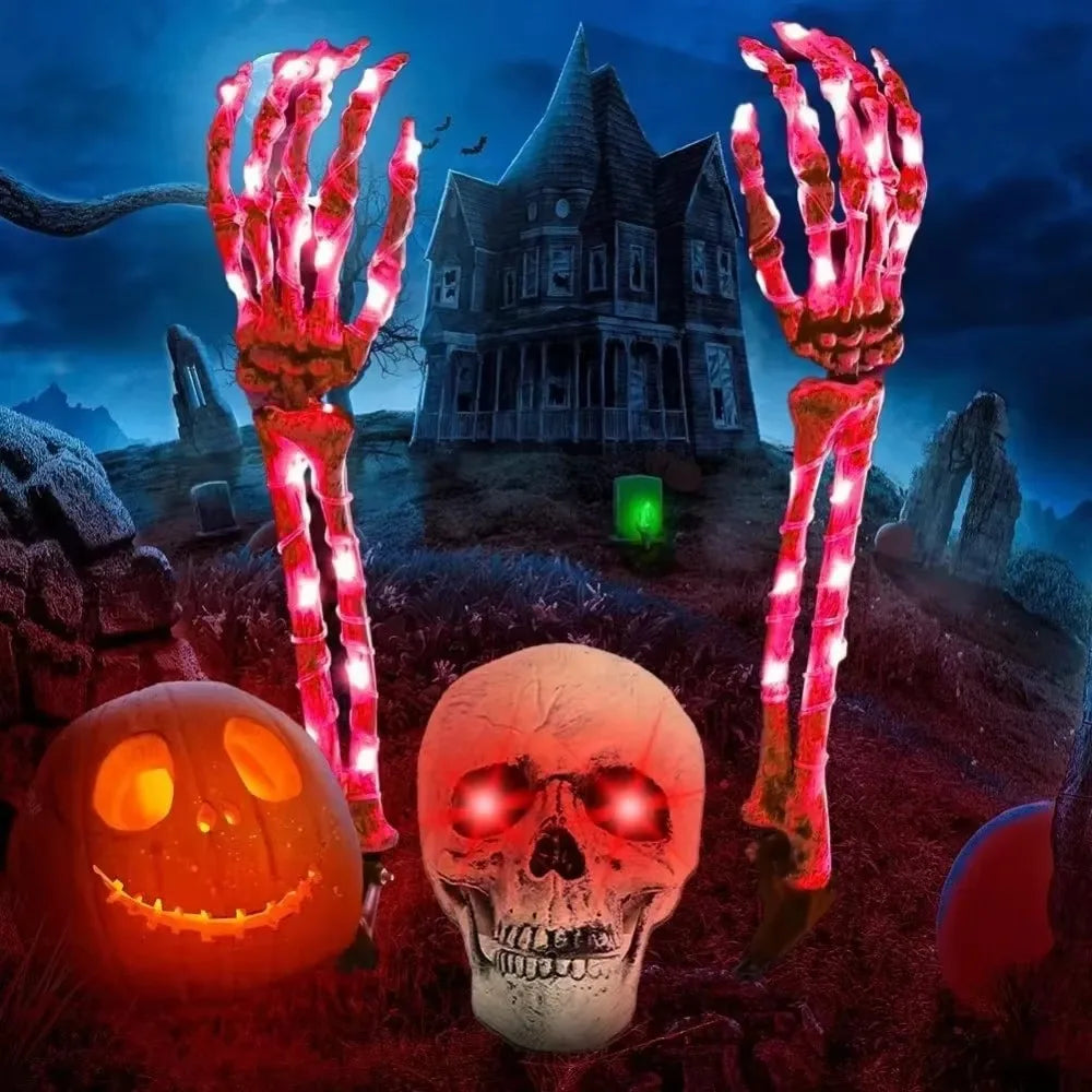 Świecące Czaszki Halloween LED