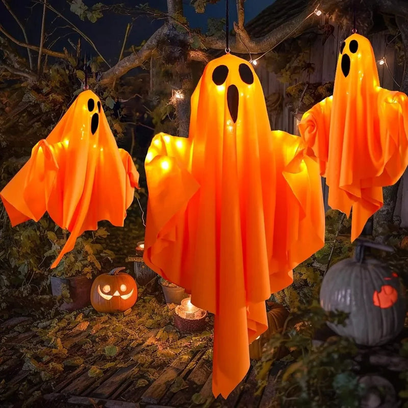 Wiszące Duszki Halloween LED