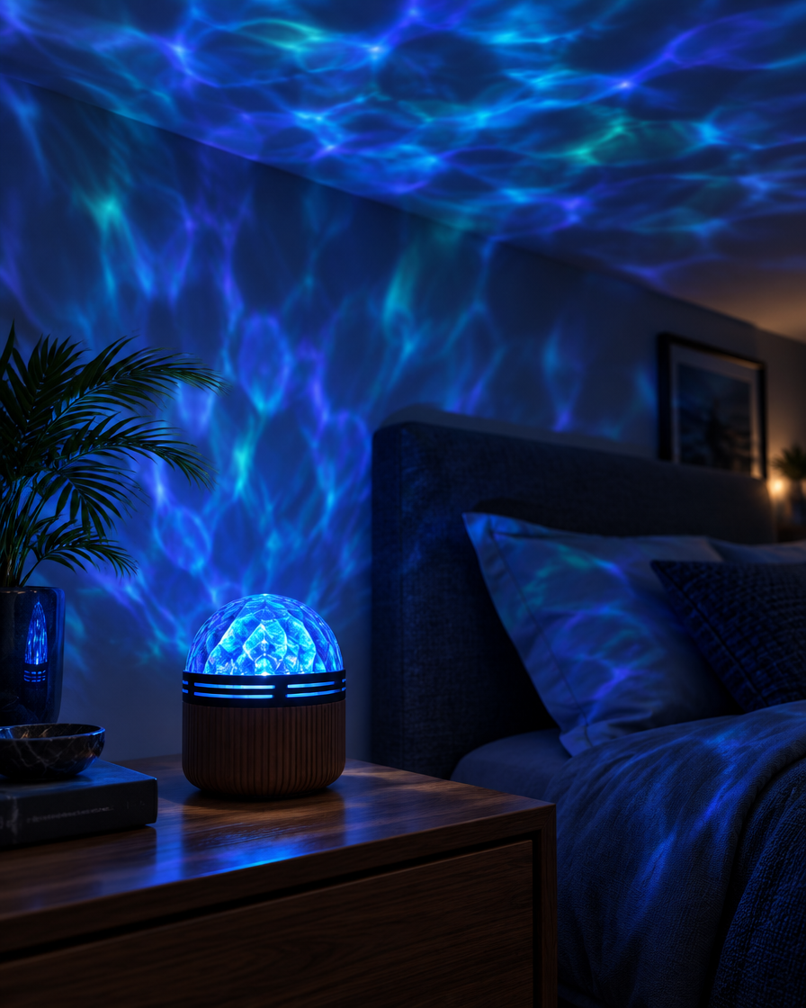 Lampka Nocna Fala RGB