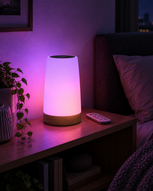 Dotykowa Lampka Nocna RGB