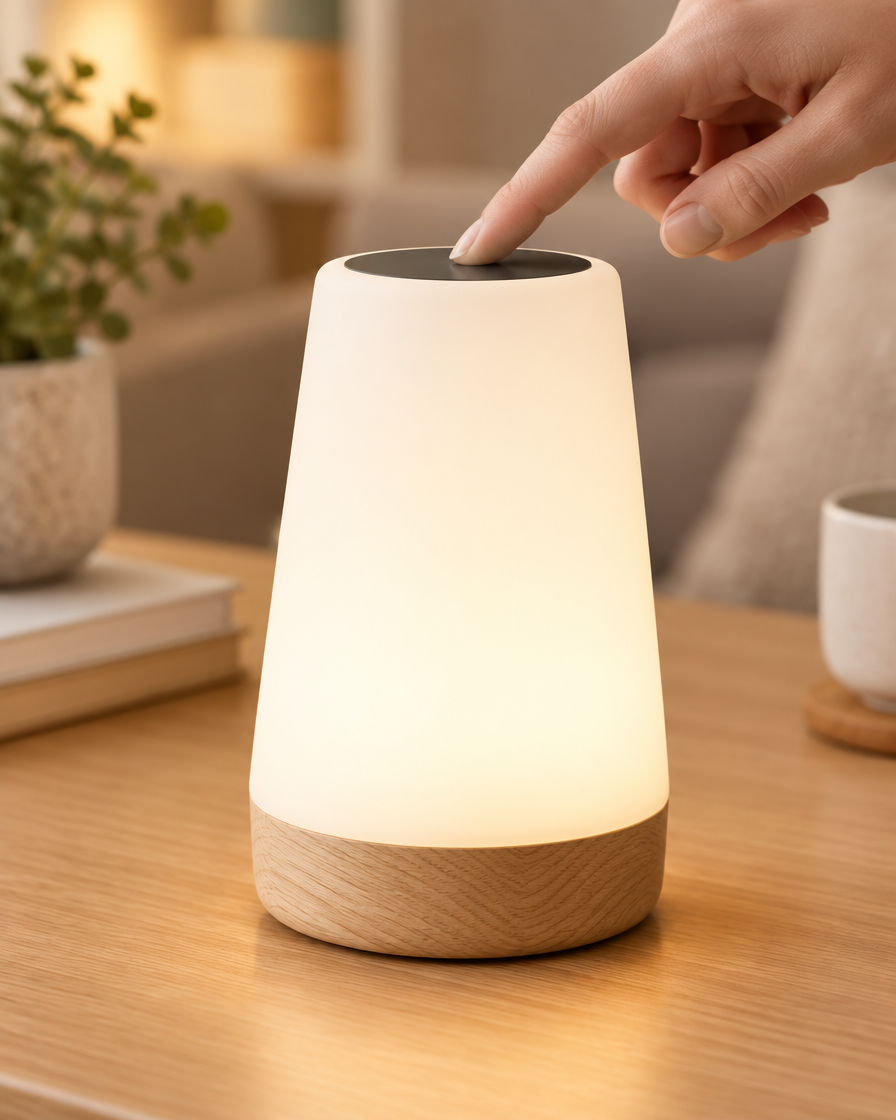 Dotykowa Lampka Nocna RGB